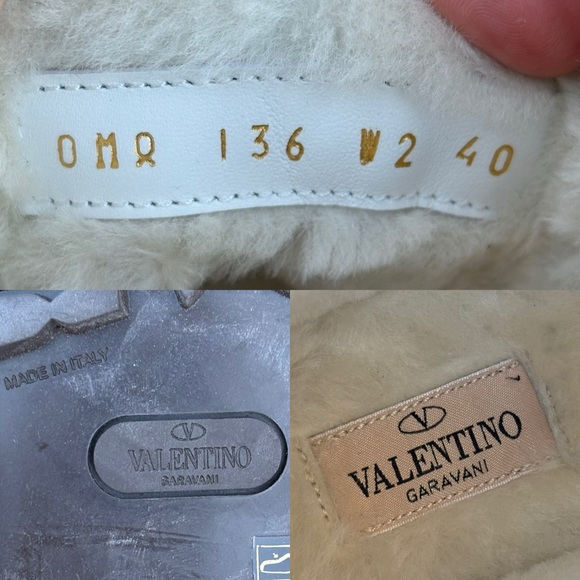 Valentino Trekking shearling-lined suede combat hiking ankle boot IT 40 US 10 - Picture 14 of 16